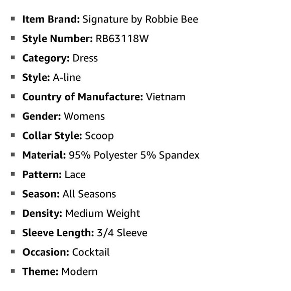 Robbie Bee Bell Sleeve Lace Knee Length Dress Red Shimmer 3X - Picture 6 of 6